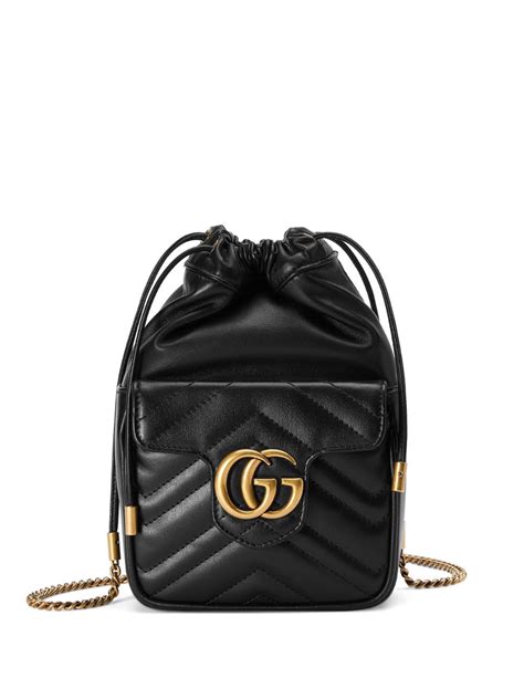 gucci drawstring bag replica|Gucci marmont bucket bag.